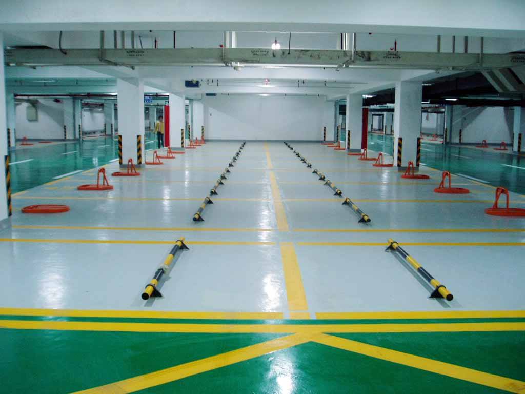 深圳停车场车位划线厂家|地下车库划线厂家价格 